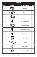 Предварительный просмотр 3 страницы RST Milo Fire Table Assembly Instructions Manual