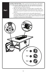 Предварительный просмотр 7 страницы RST Milo Fire Table Assembly Instructions Manual