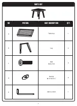 Предварительный просмотр 4 страницы RST Portofino Casual OP-PECLB2T-PORV Assembly Instructions Manual