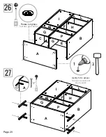 Предварительный просмотр 20 страницы RST SL-BARCAB-4 Assembly Instructions Manual