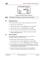 Предварительный просмотр 19 страницы RST VW2106 Manual