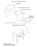 Preview for 2 page of RTA Products Techni Mobili RTA-1459 Assembly Instructions Manual