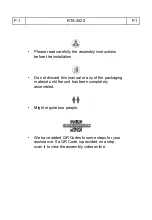 Preview for 2 page of RTA Products Techni Mobili RTA-3520 Assembly Instructions Manual