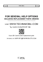 Preview for 17 page of RTA Products Techni Mobili RTA-7050 Assembly Instructions Manual