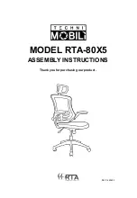 Preview for 1 page of RTA Products TECHNI MOBILI RTA-80X5 Assembly Instructions Manual