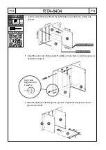 Preview for 9 page of RTA Products TECHNI MOBILI RTA-8404 Assembly Instructions Manual