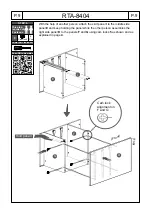 Preview for 10 page of RTA Products TECHNI MOBILI RTA-8404 Assembly Instructions Manual