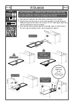 Preview for 11 page of RTA Products TECHNI MOBILI RTA-8404 Assembly Instructions Manual