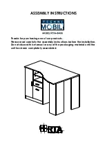 Preview for 1 page of RTA Products Techni Mobili RTA-8408 Assembly Instructions Manual