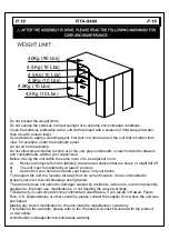 Preview for 16 page of RTA Products Techni Mobili RTA-8408 Assembly Instructions Manual