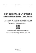 Preview for 16 page of RTA Products Techni Mobili RTA-9500TV Assembly Instructions Manual