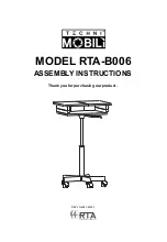 RTA Products TECHNI MOBILI RTA-B006 Assembly Instructions Manual preview