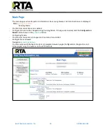 Предварительный просмотр 14 страницы RTA 460A Product User Manual