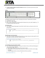 Preview for 65 page of RTA 460A Product User Manual