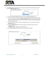 Предварительный просмотр 39 страницы RTA 460AUS Product User Manual