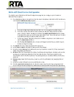 Preview for 18 page of RTA 460BC-NNA4 Product User Manual