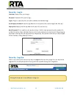 Preview for 41 page of RTA 460BC-NNA4 Product User Manual