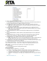 Preview for 52 page of RTA 460BC-NNA4 Product User Manual