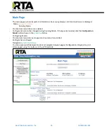 Preview for 15 page of RTA 460BCA-NNA4 Product User Manual