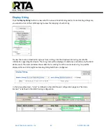 Preview for 41 page of RTA 460BCA Product User Manual