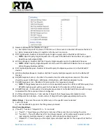 Preview for 61 page of RTA 460BCUS-NNA4 Product User Manual