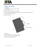 Предварительный просмотр 9 страницы RTA 460BSSC-NNA4 Product User Manual