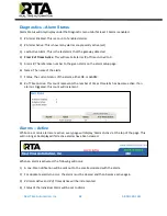 Preview for 62 page of RTA 460BSUS-NNA1 Product User Manual