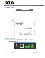 Предварительный просмотр 8 страницы RTA 460EC-NNA4 Product User Manual