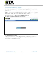 Предварительный просмотр 13 страницы RTA 460ECBM-NNA1 Product User Manual