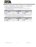 Preview for 42 page of RTA 460ECBM-NNA1 Product User Manual