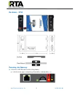 Preview for 8 page of RTA 460ECES-N700 Product User Manual