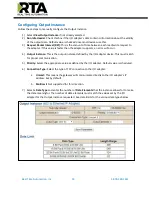 Preview for 19 page of RTA 460ECES-NNA4 Product User Manual