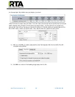 Preview for 28 page of RTA 460ECES-NNA4 Product User Manual