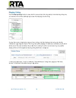 Предварительный просмотр 36 страницы RTA 460ECES Product User Manual