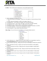 Preview for 73 page of RTA 460ECPS-N2EW Product User Manual