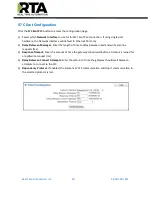 Preview for 20 page of RTA 460ECSC Product User Manual