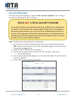 Preview for 39 page of RTA 460ESBM-N34 Product User Manual