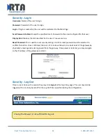 Preview for 41 page of RTA 460ESBM-N34 Product User Manual