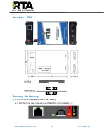 Preview for 8 page of RTA 460ESBS-N700 Product User Manual