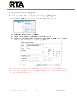 Preview for 24 page of RTA 460ESBS-NNA1 Product User Manual