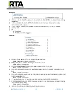 Preview for 69 page of RTA 460ESBS-NNA1 Product User Manual