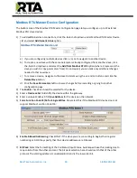 Preview for 30 page of RTA 460ESMM-NNA4 Product User Manual