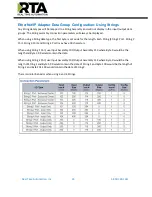 Preview for 23 page of RTA 460ESMS Product User Manual