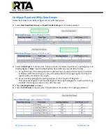 Preview for 34 page of RTA 460ESMS Product User Manual