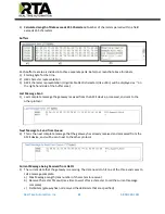 Preview for 81 page of RTA 460ESTCP-NNA1 Product User Manual