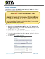 Предварительный просмотр 58 страницы RTA 460ESUS-NNA1 Product User Manual