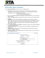 Preview for 31 page of RTA 460ETCBM-NNA4 Product User Manual