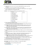 Preview for 68 page of RTA 460ETCBM-NNA4 Product User Manual