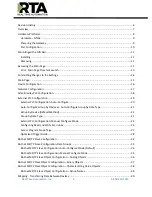 Preview for 3 page of RTA 460ETCBMS-NNA4 Product User Manual