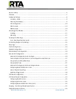 Preview for 3 page of RTA 460ETCDFM-NNA1 Product User Manual